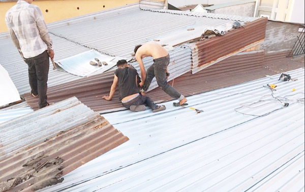 sửa mái tôn tại Hòa Xuân Đà Nẵng