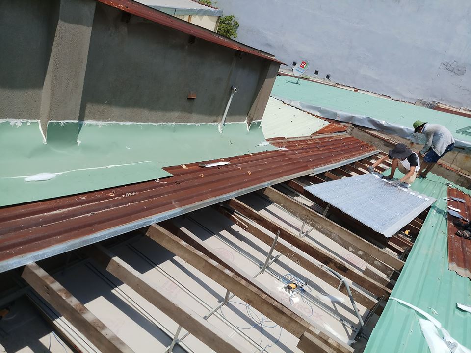 sửa chữa thay mới mái tôn đà nẵng